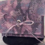 Sac LYRA cuir tanné imitation serpent par ANNEL