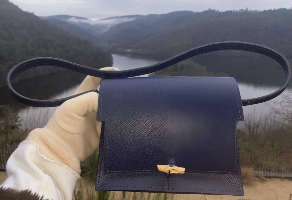 Sac Elie en cuir, maroquinerie artisanale de luxe par ANNEL